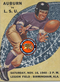 1940 LSU-Auburn Program
